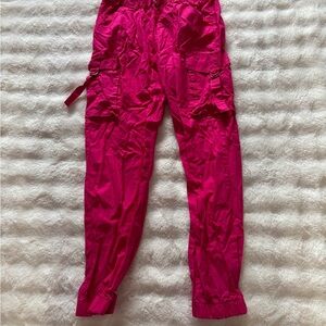Vibrant Pink Cargo Pants